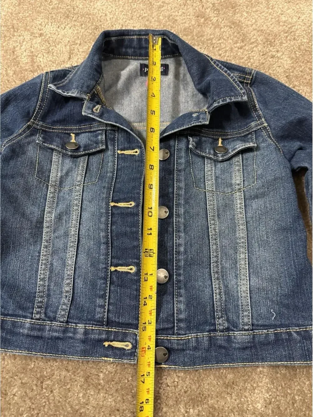 Children’s Place Girls Denim Jacket Size LG 7/8